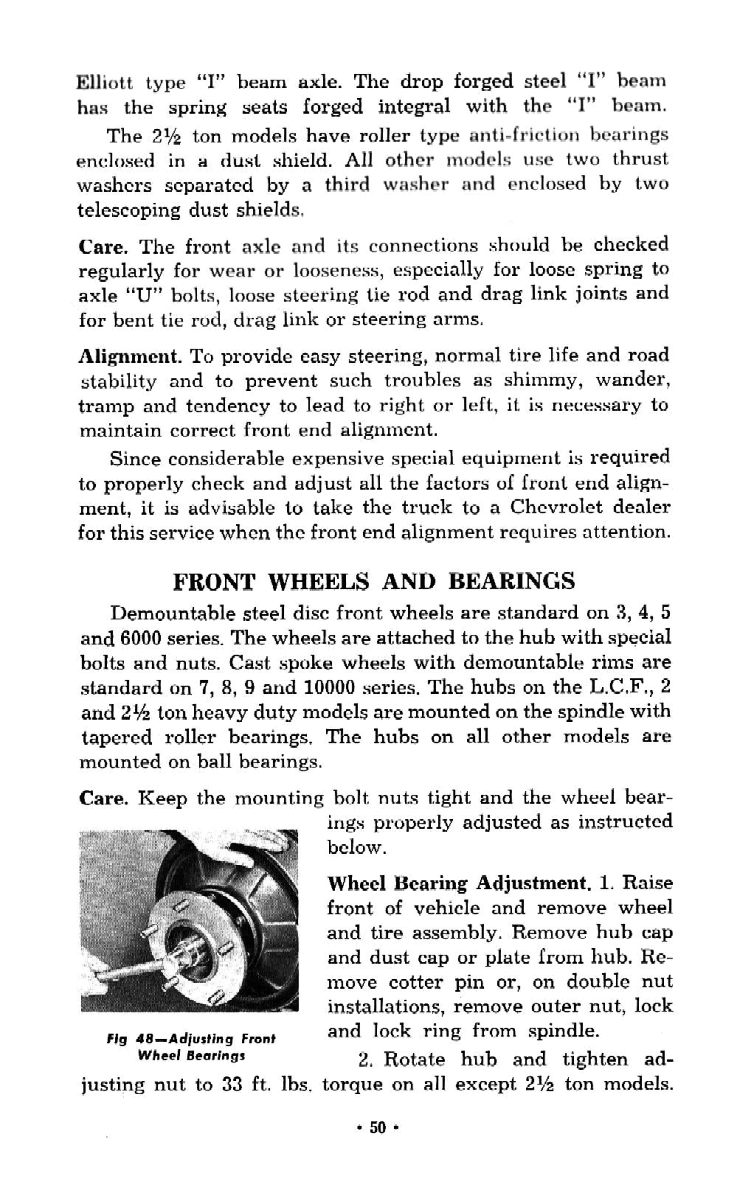 1959 Chevrolet Truck Operators Manual Page 8